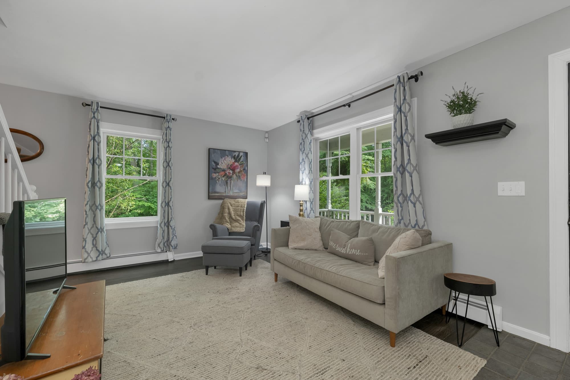 Living room from the opposite corner